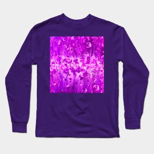 Shades of Purple Abstract Long Sleeve T-Shirt